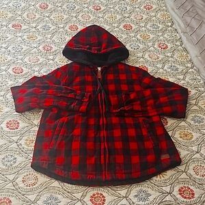 Womens xs plaid winter llbean jacket.